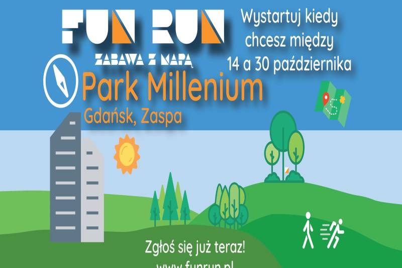 Wydarzenie: Fun Run zabawa z mapą - Park Millenium, Kiedy? 2022-10-30 00:00, Gdzie? Park Millenium